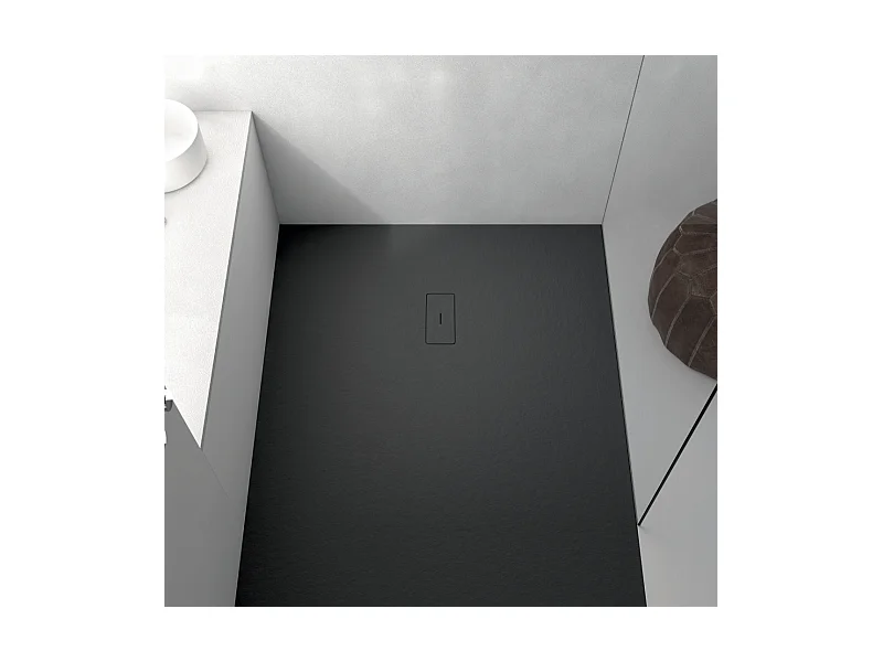 Plato de ducha resina FUSION BLANCO  80x80 cm