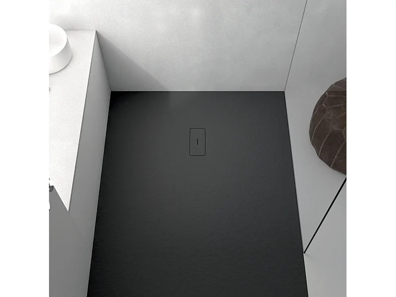 Plato de ducha resina FUSION BLANCO  80x80 cm