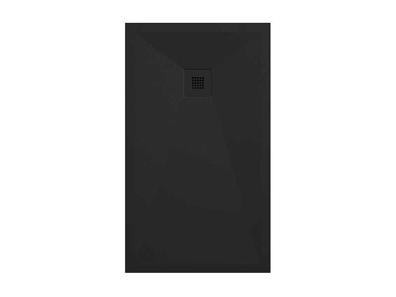 Plato de ducha pizarra ONDA NEGRO  80x130 cm rejilla color