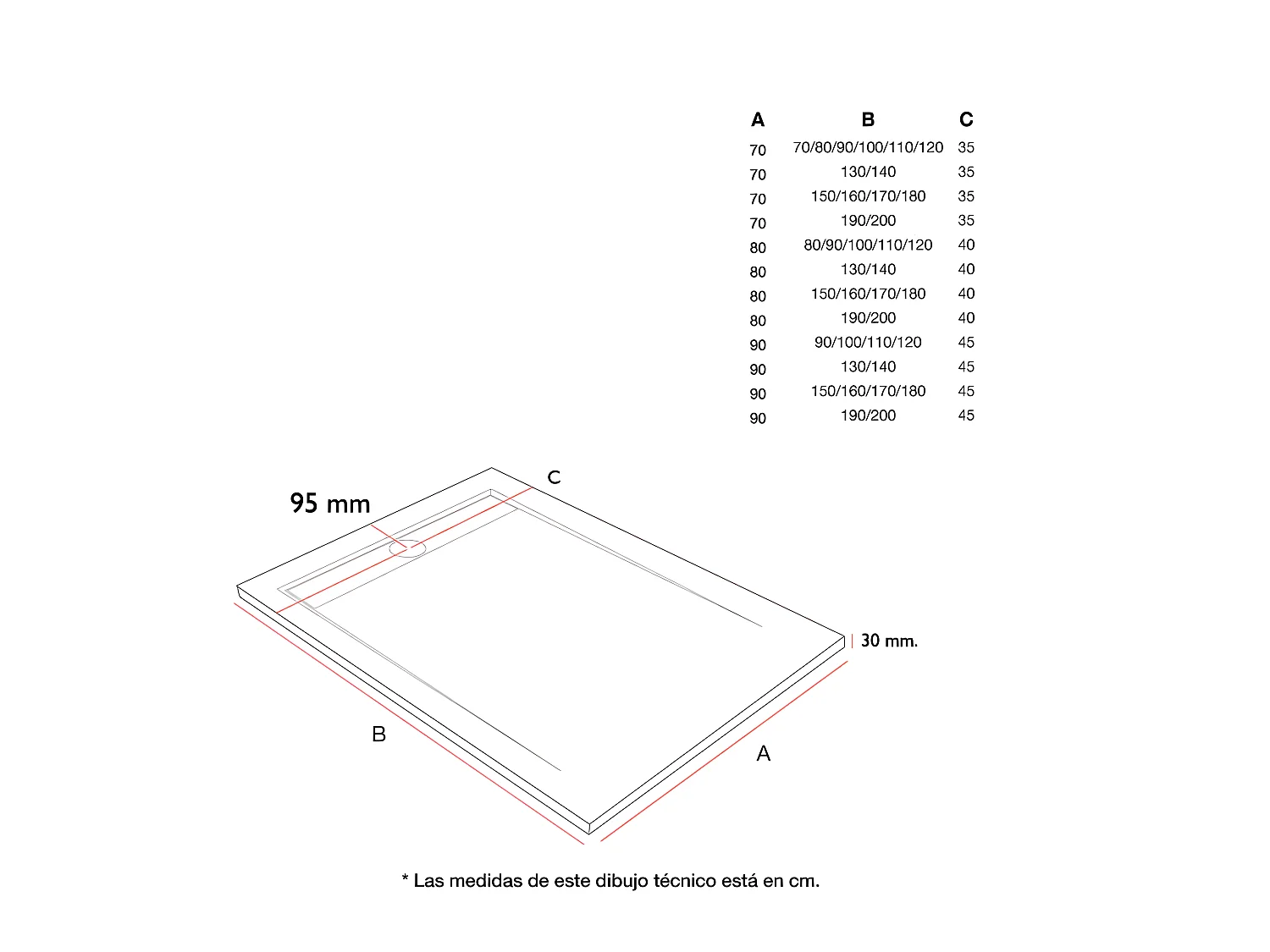 Mineralguss-Duschwanne extra flach CLEVER Schieferoptik SCHWARZ 80x210 cm