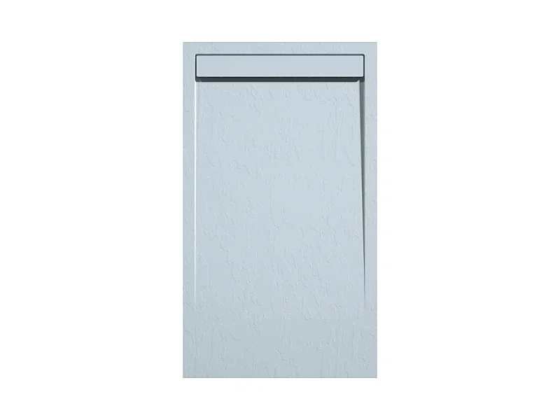 Plato de ducha pizarra CLEVER ceniza  70x210 cm rejilla color