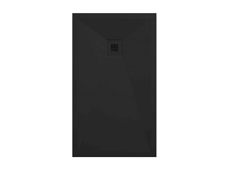 Plato de ducha pizarra ONDA NEGRO  70x180 cm rejilla color