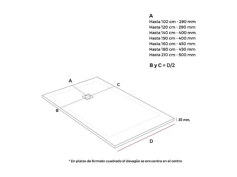 Mineralguss-Duschwanne extra flach ONDA Schieferoptik SCHWARZ 90x110 cm