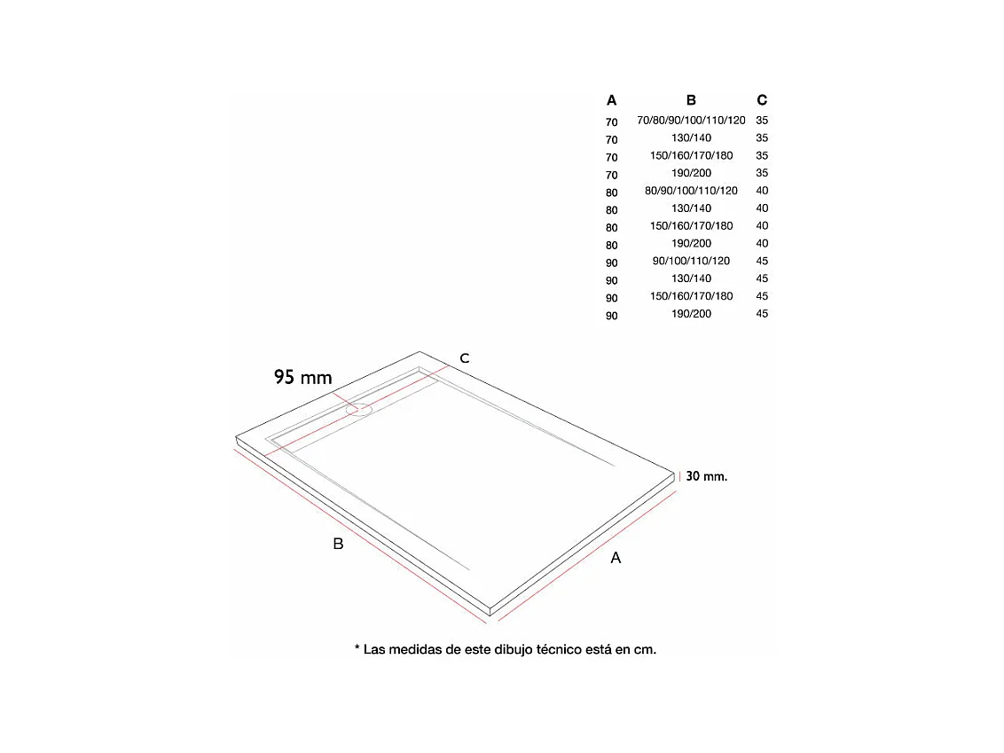 Mineralguss-Duschwanne extra flach CLEVER Schieferoptik GRAU 80x210 cm
