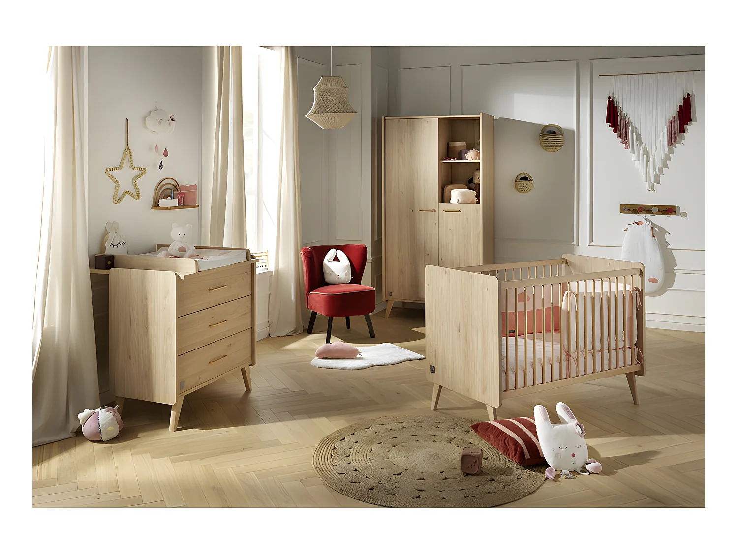 Lit bébé 120x60 Arty ARTY - Sauthon