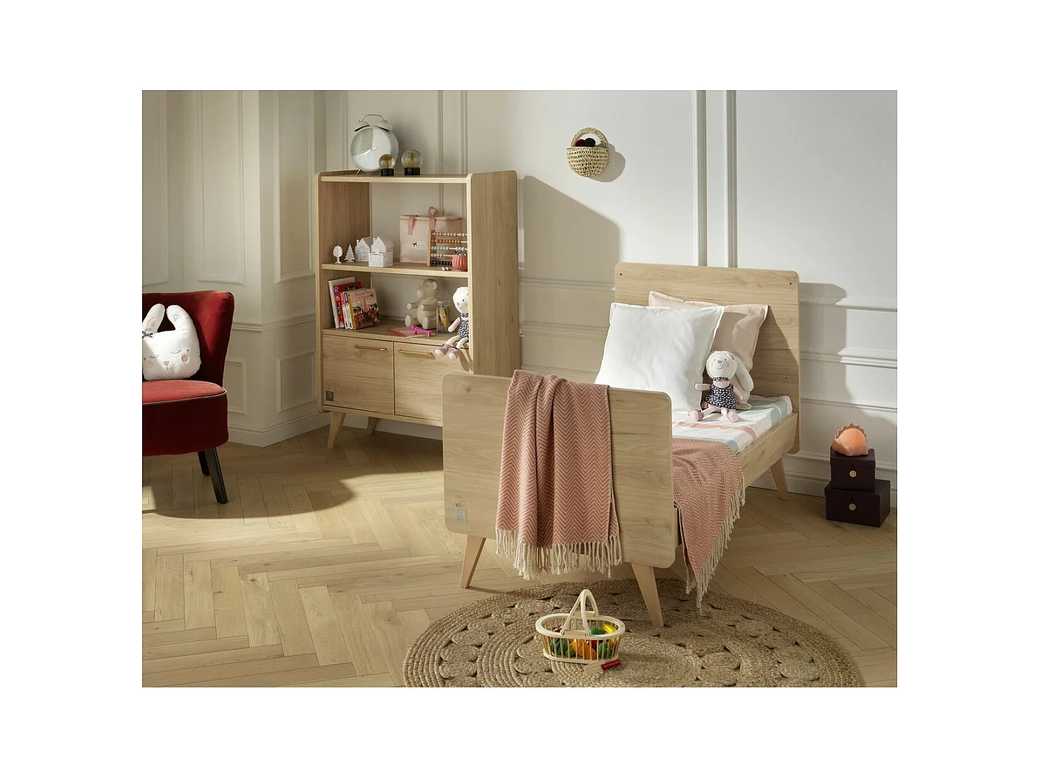 Lit bébé évolutif Arty Bois