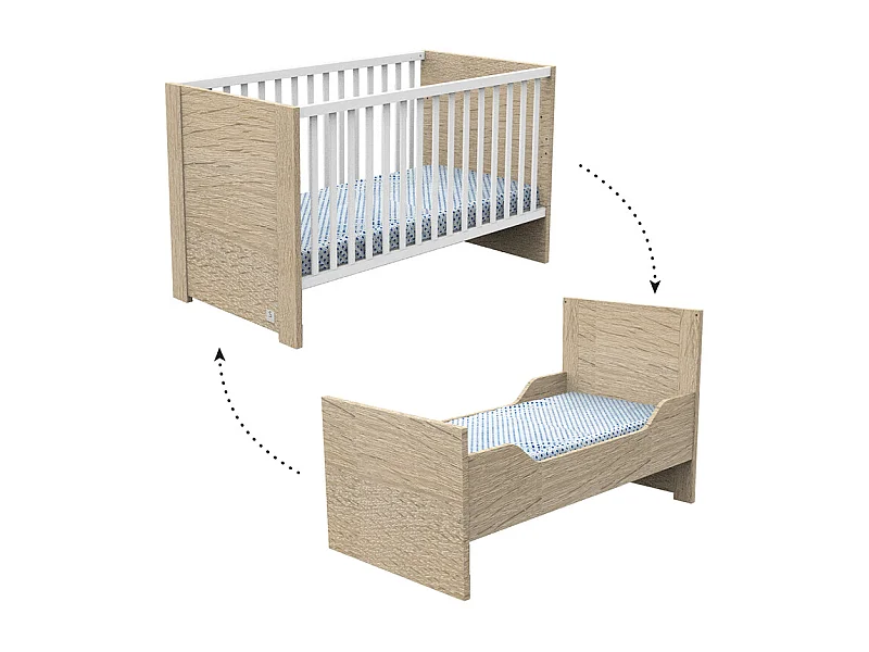 Lit bébé évolutif Antonin Bois