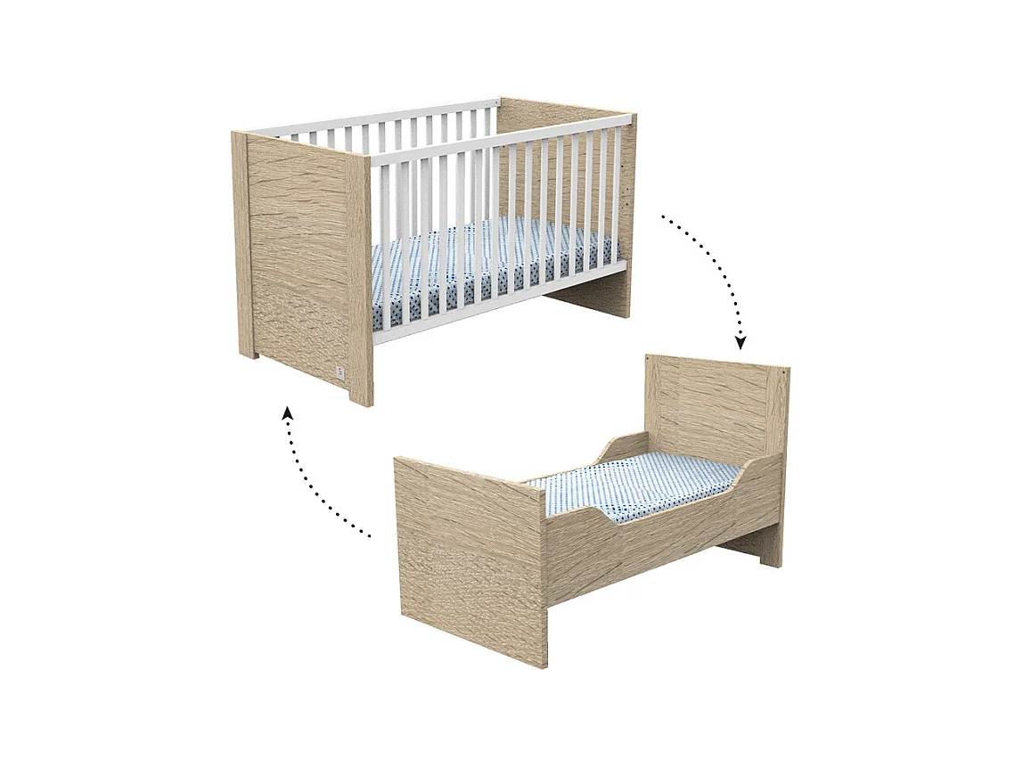 Lit bébé évolutif Antonin Bois