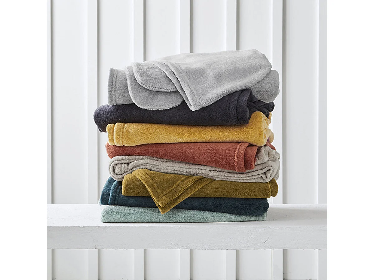 Geruite zijde met capuchon en wanten