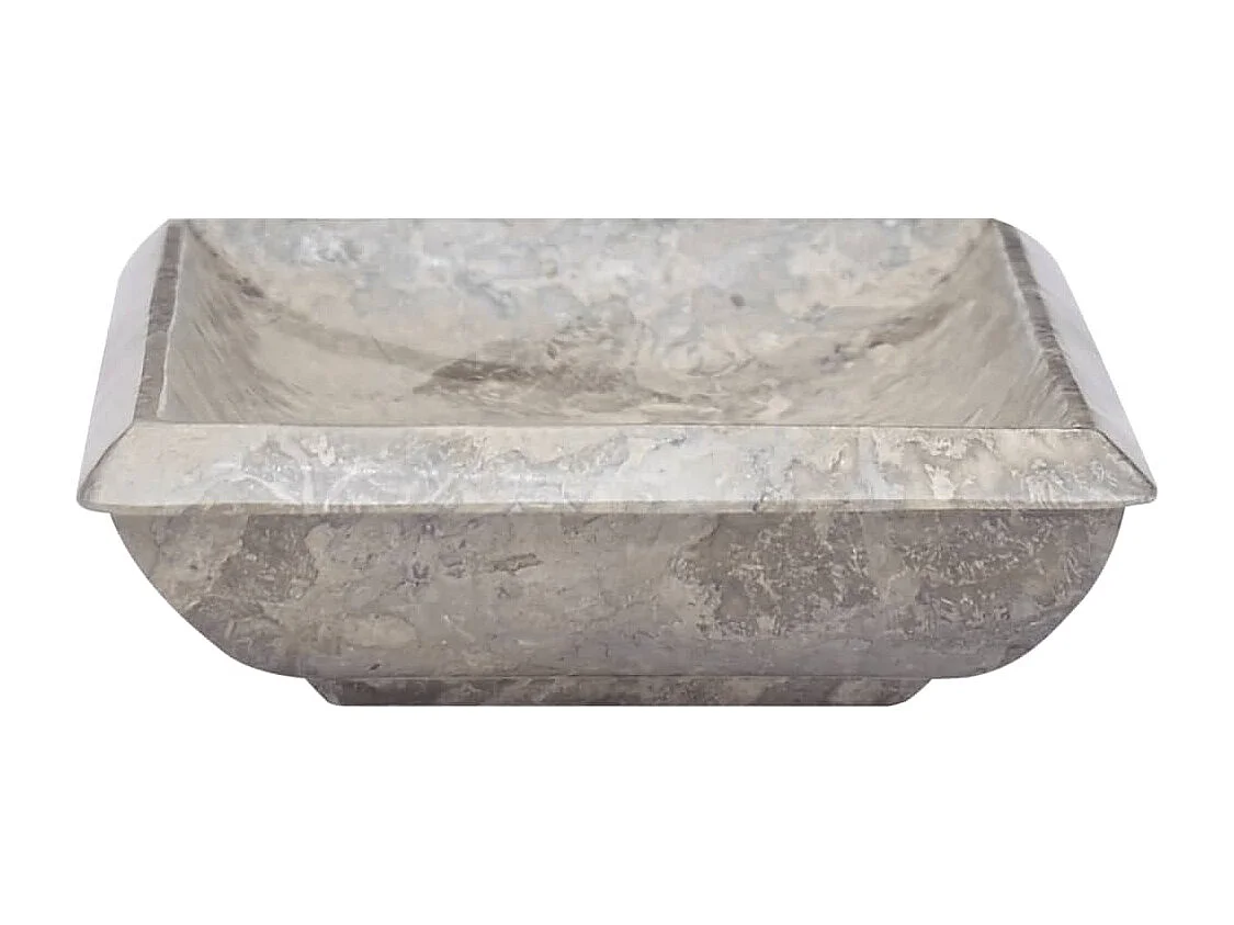 Lavabo de salle d'eau grise 50 x 35 x 10 cm 02_0002808