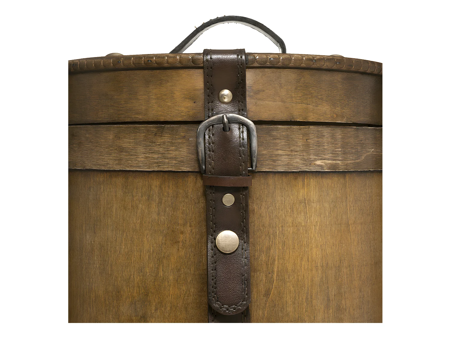 Lot de 2 Boîtes de rangement Rondes Rétro