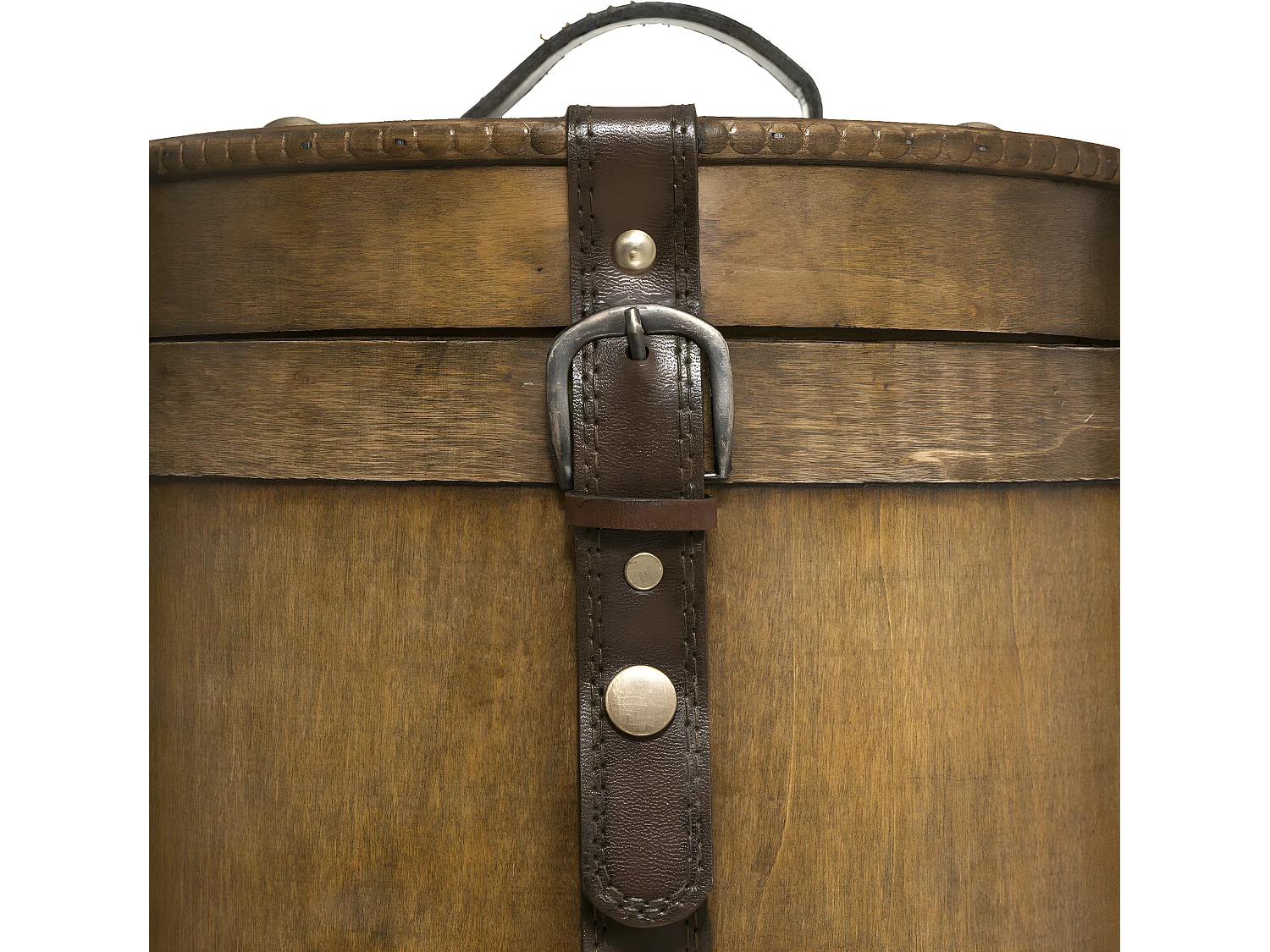 Lot de 2 Boîtes de rangement Rondes Rétro