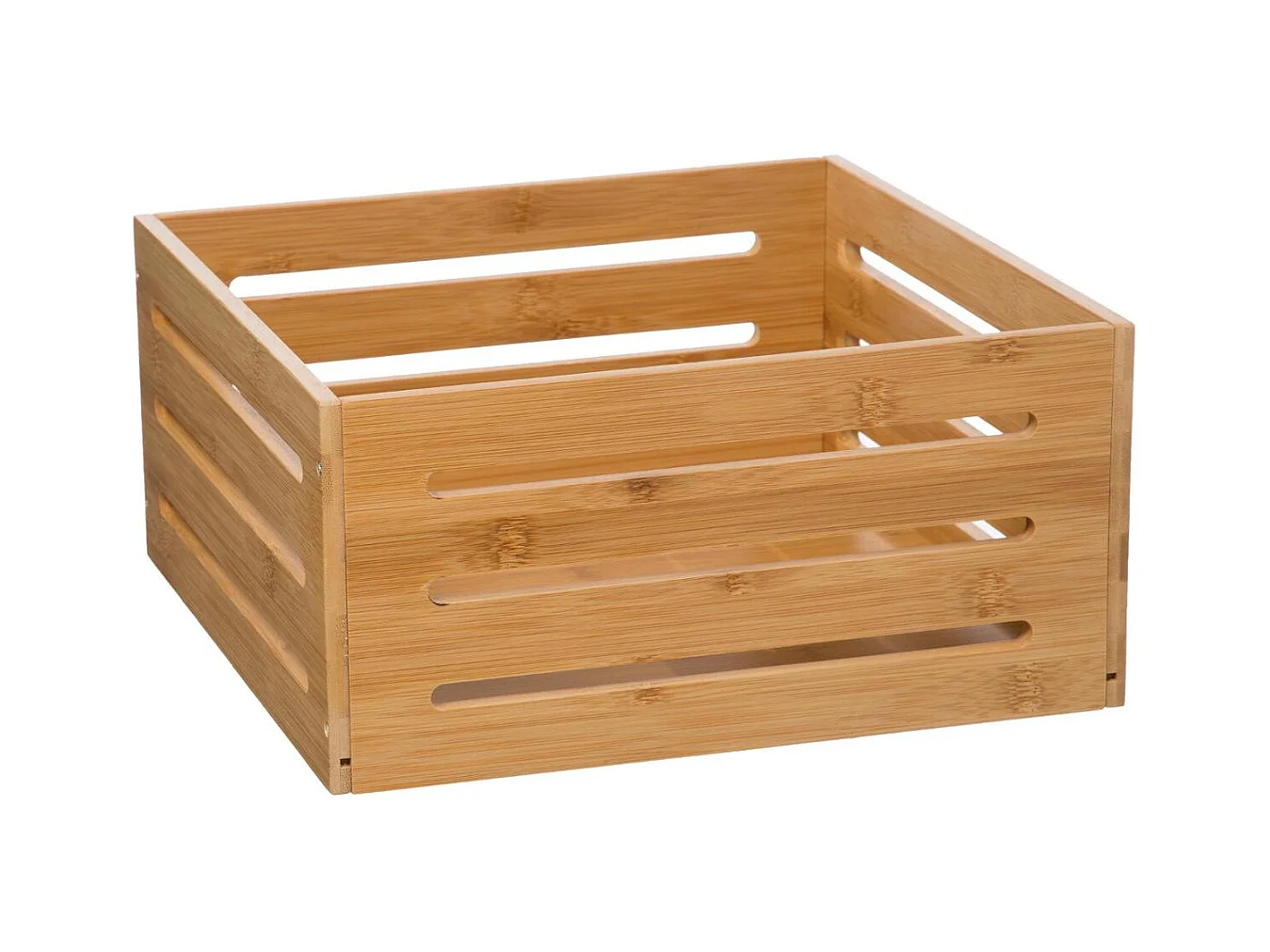 Boite de Rangement carrée en Bambou 31 x 31 cm