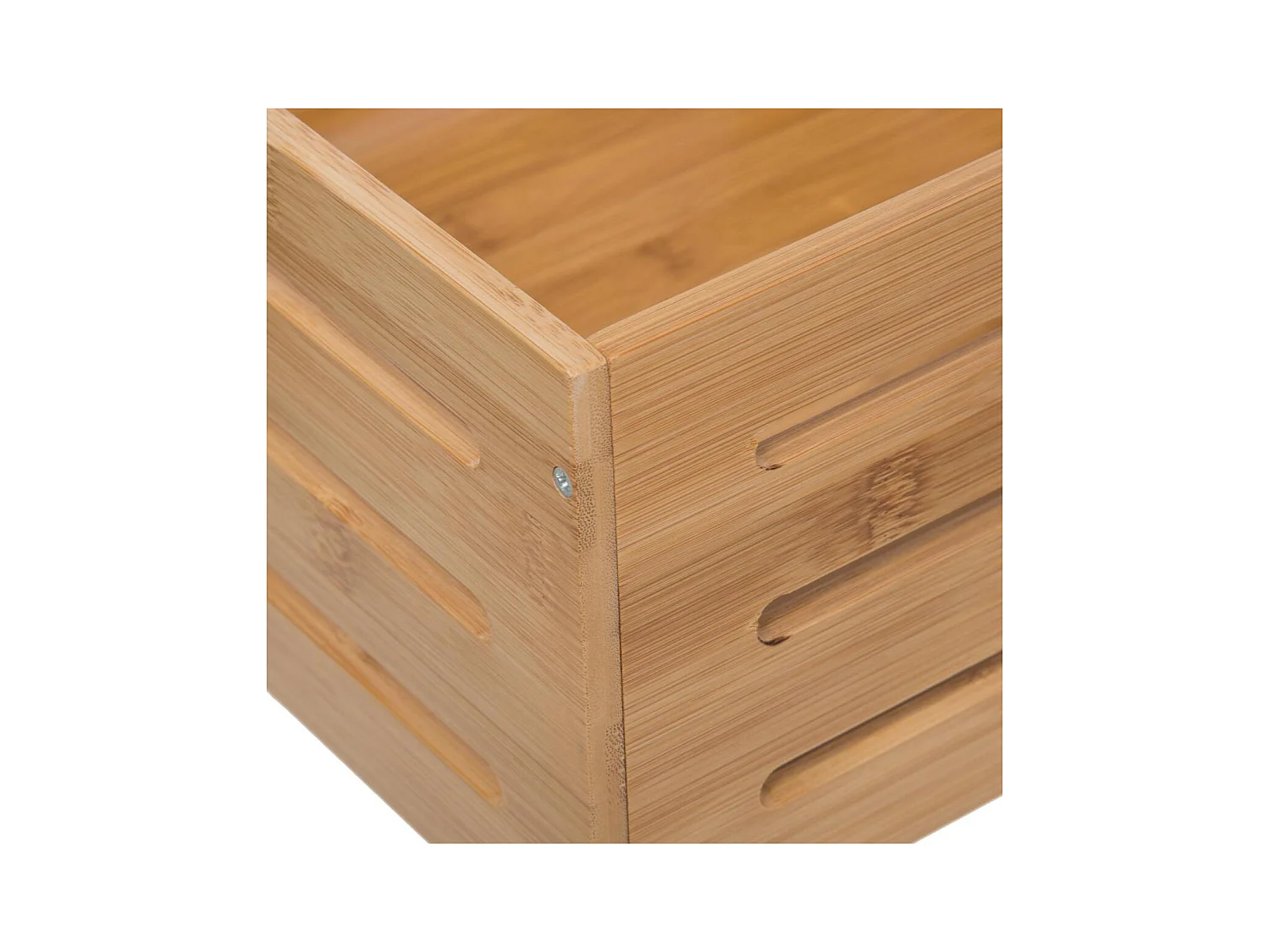 Boite de Rangement carrée en Bambou 31 x 31 cm