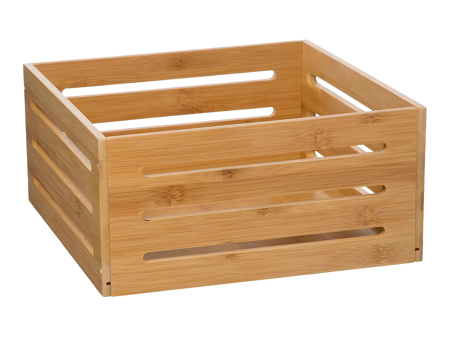 Boite de Rangement carrée en Bambou 31 x 31 cm