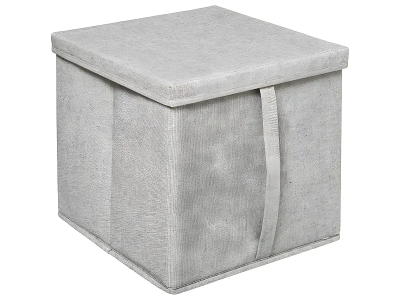 Boîte de Rangement avec couvercle en polycoton 31 x 31 x 31 cm