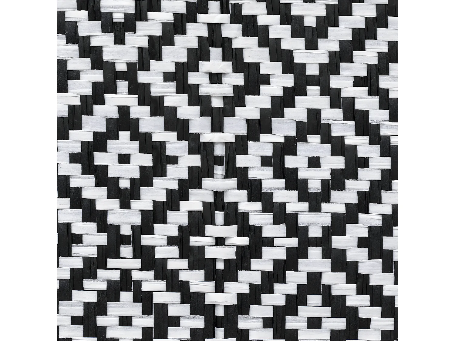 Boite de rangement avec couvercle 31 x 31 x 31 cm déco Noir & Blanc