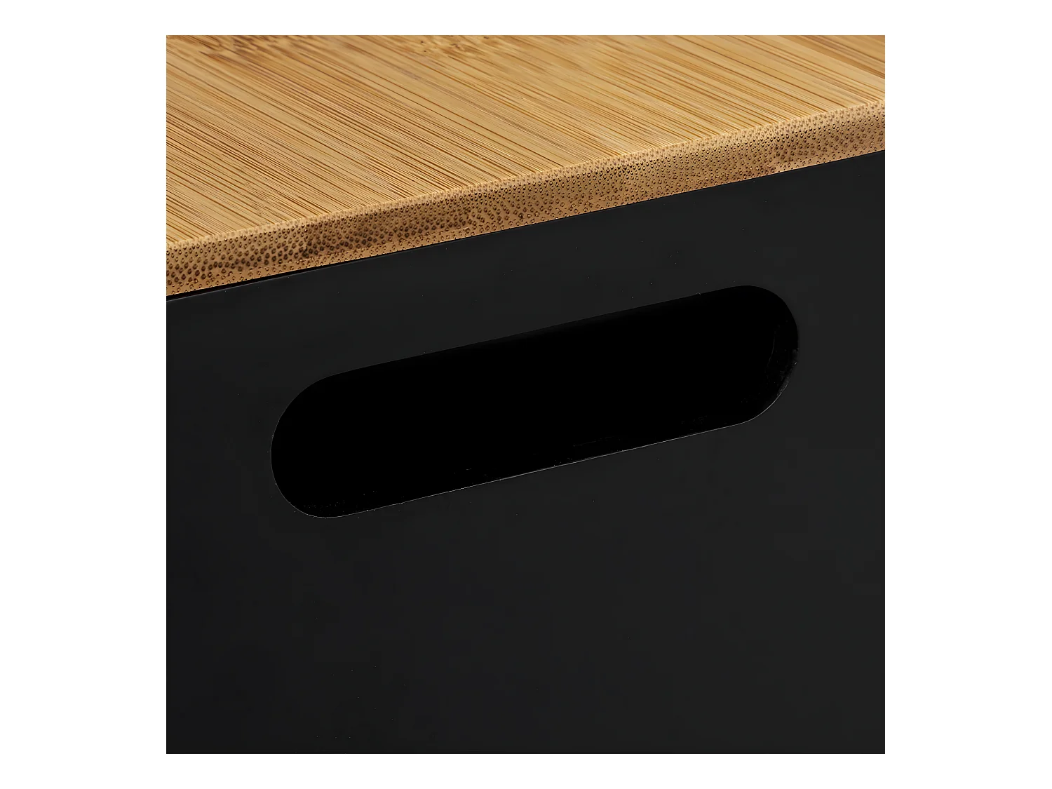 Lot de 3 Boites de rangement en Bois avec couvercle Bambou