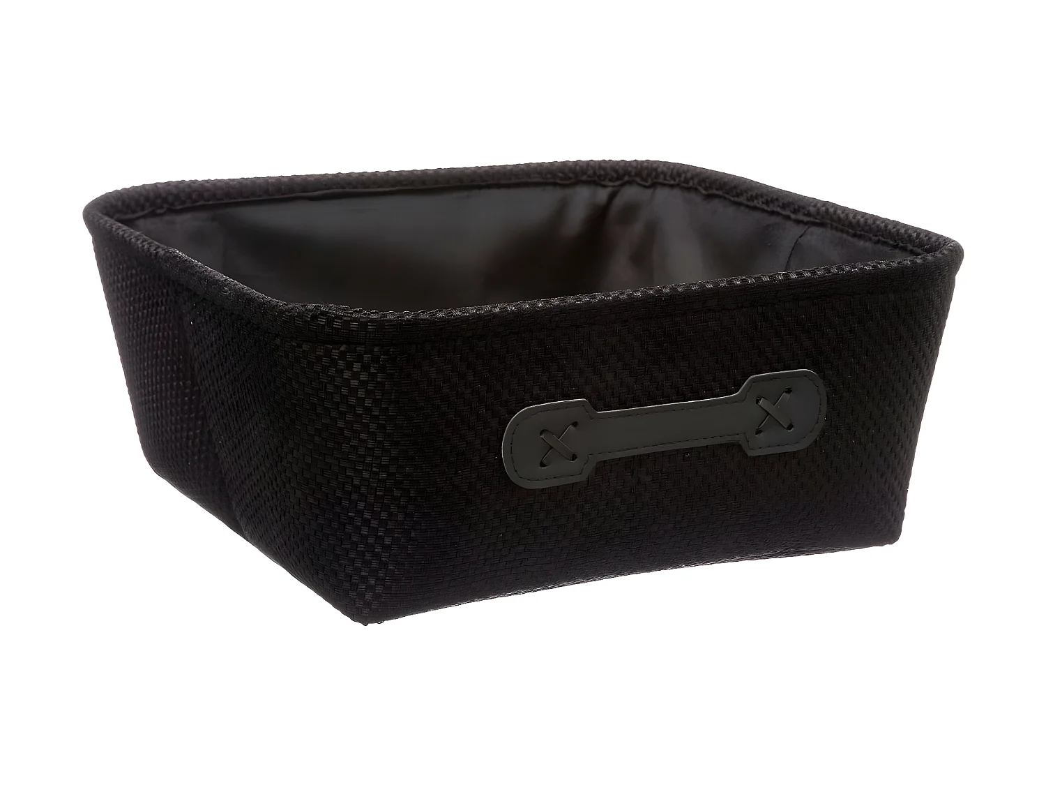 Boite de Rangement Carreau Noir 31 x 15 cm