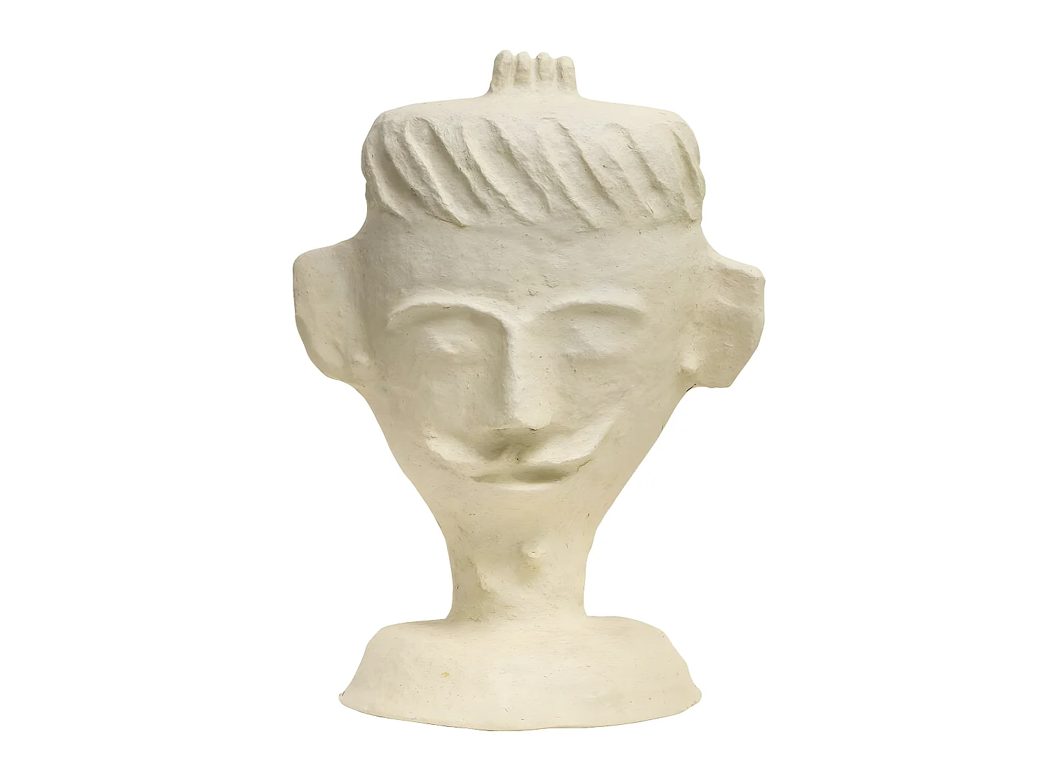 Sculpture buste homme en papier mâché Ambroise
