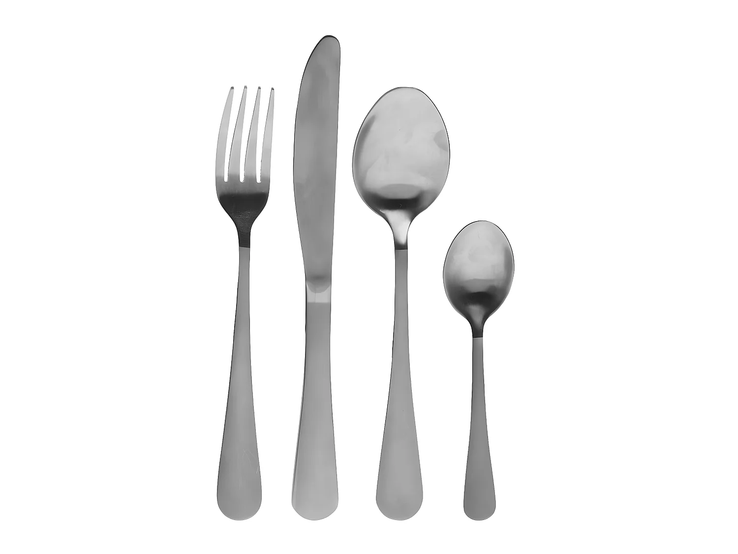 Ménagère 24 Pièces Inox "Satin" 27cm Argent