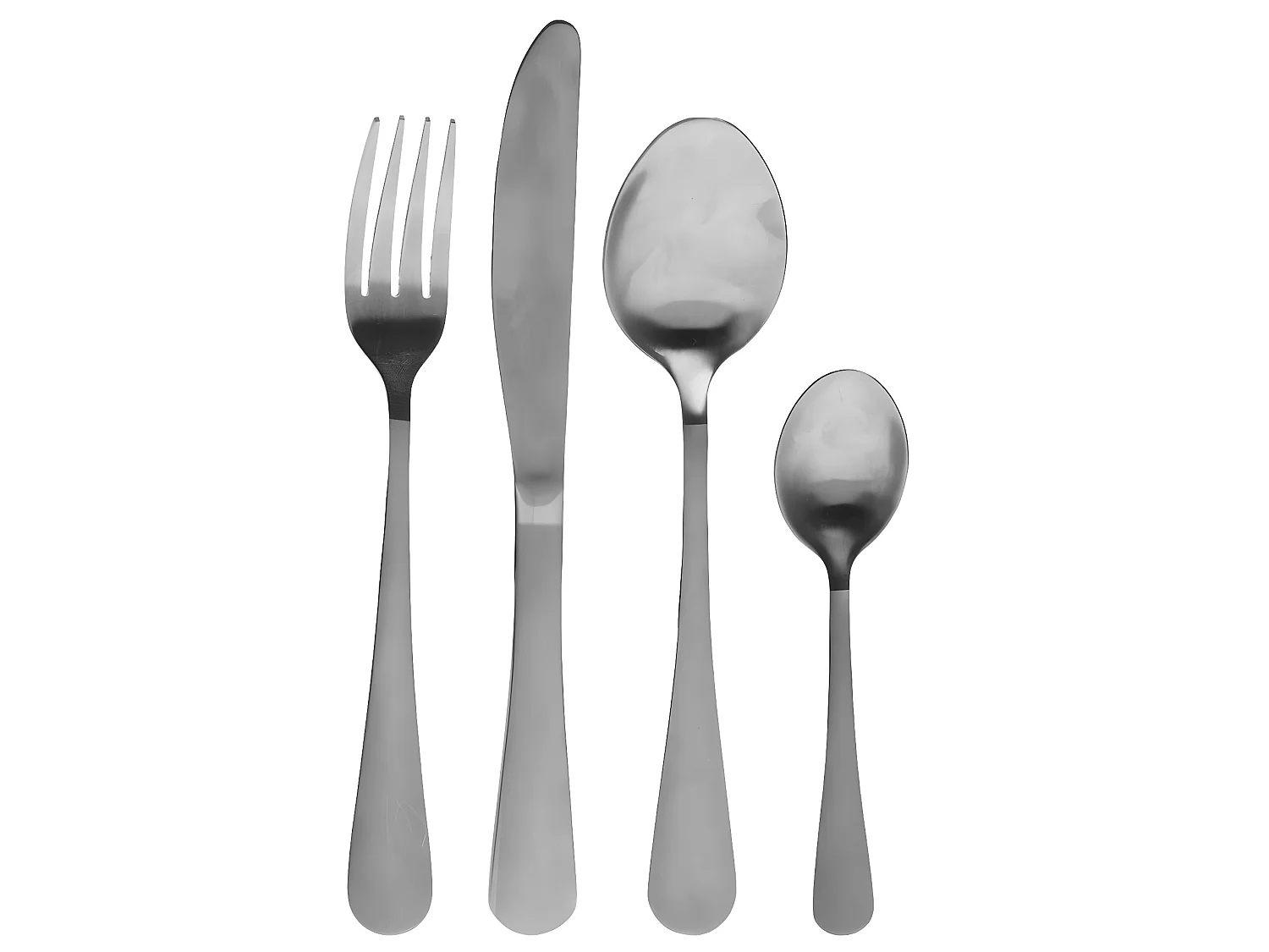 Ménagère 24 Pièces Inox "Satin" 27cm Argent