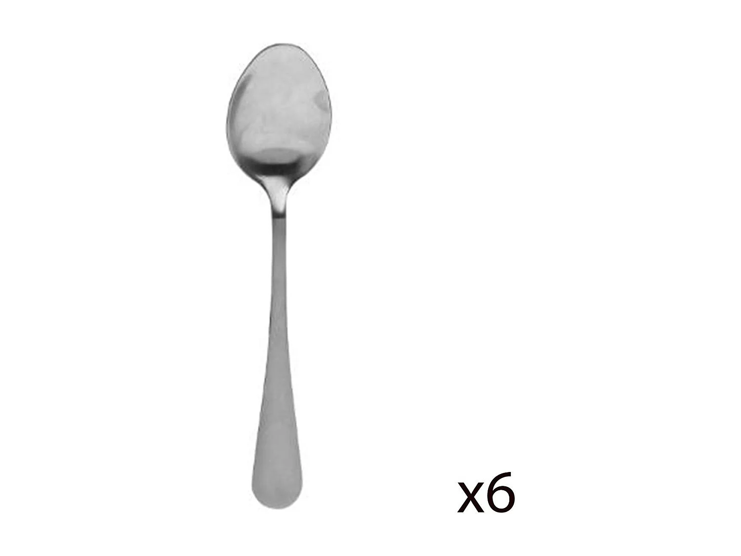 Ménagère 24 Pièces Inox "Satin" 27cm Argent