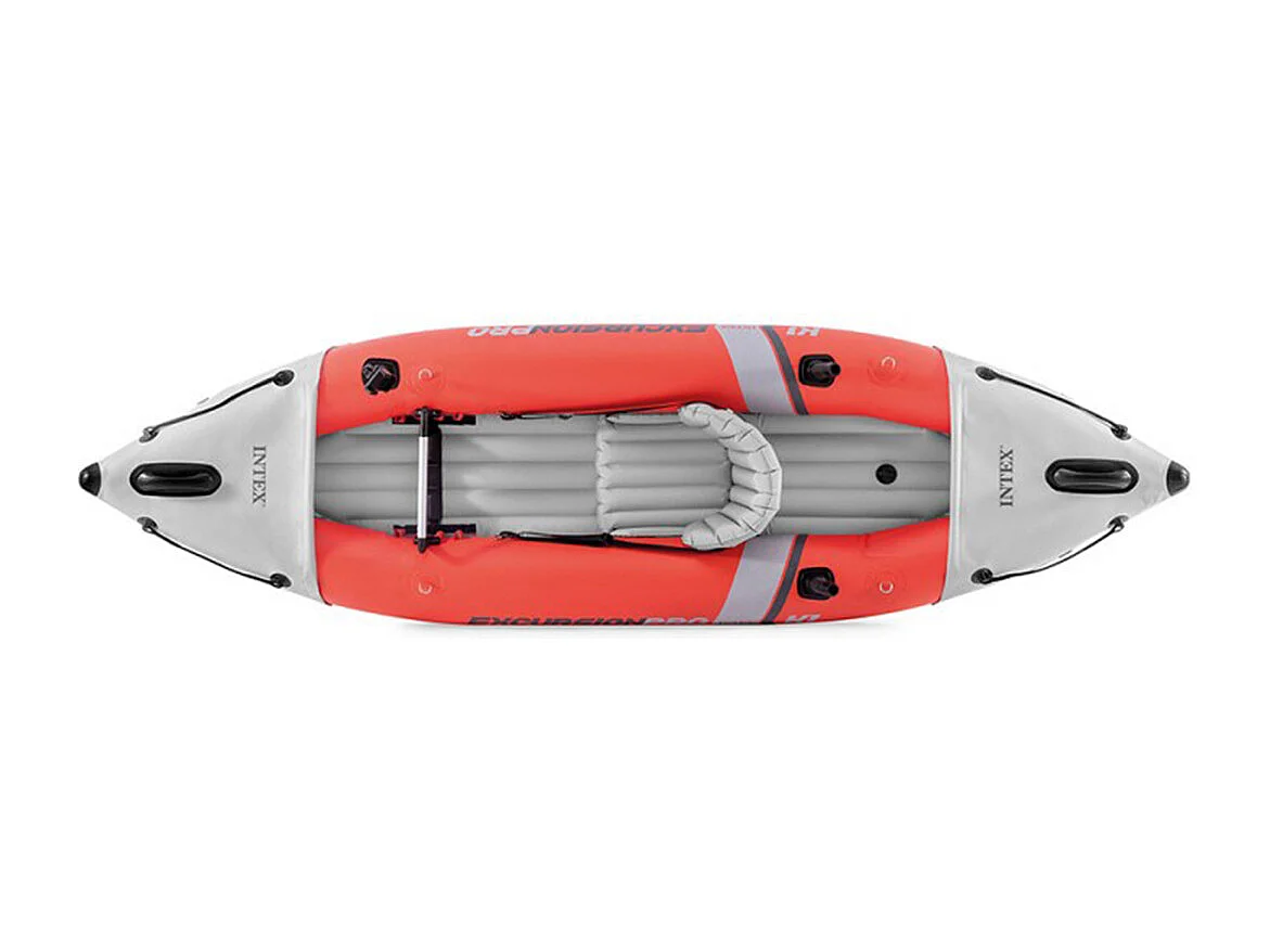 Kit canoë gonflable 1 place Excursion Pro K1 avec rames et gonfleur - Intex