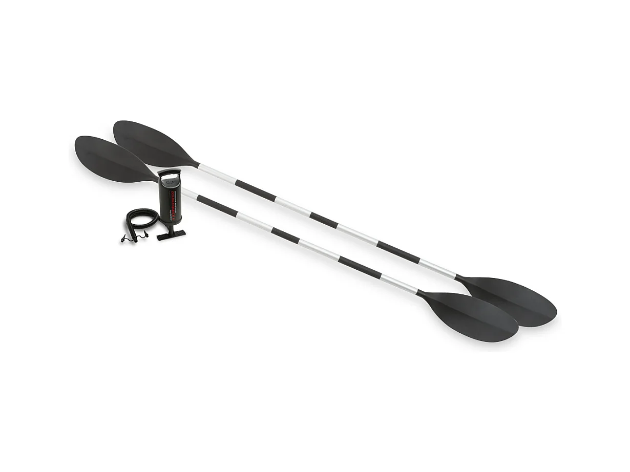 Kit canoë gonflable 2 places Explorer K2 avec rames et gonfleur - Intex