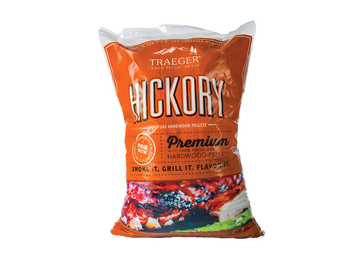 Sac à pellets HICKORY (Caryer) pour barbecue TRAEGER