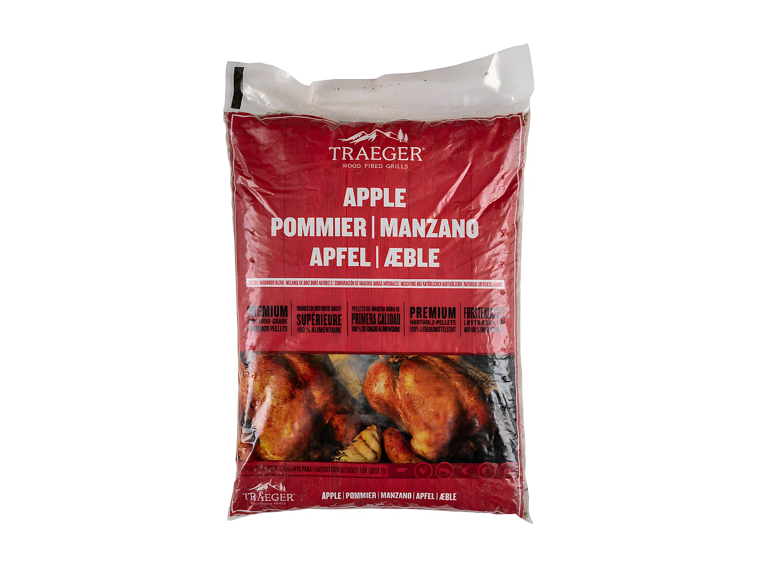 Sac à pellets APPLE (Pommier) pour barbecue TRAEGER