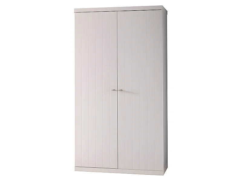 Armoire 2 Portes "Robin" 204cm Blanc