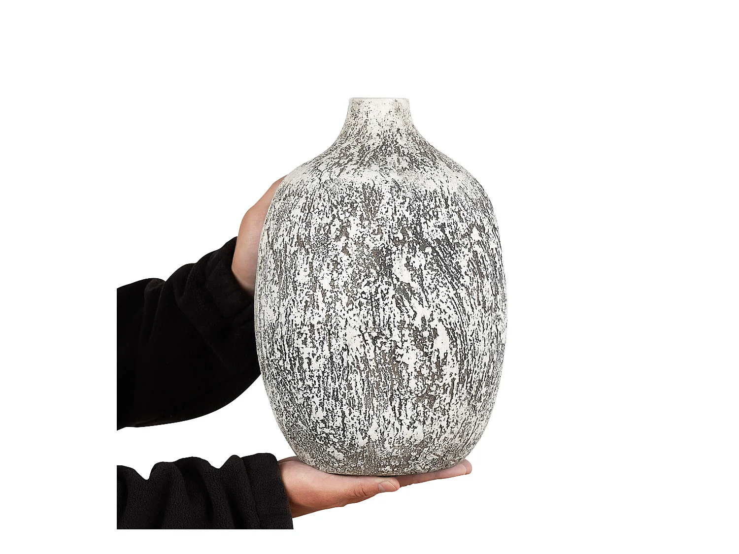 Vaso da fiori VIGO Ceramica 36 cm Grigio