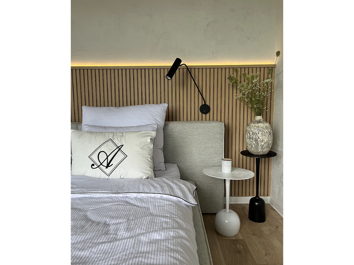 Bloemenvaas VIGO Keramiek 36 cm Grijs