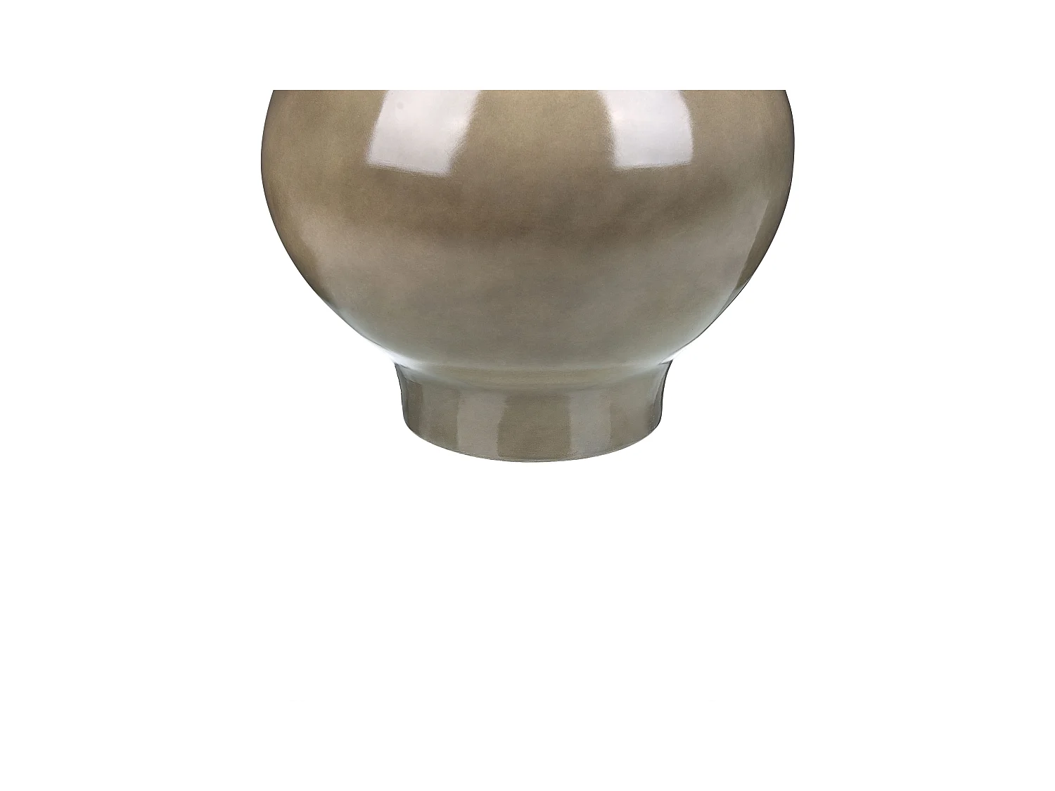 Blumenvase MAGAN Keramik 31 cm Taupe