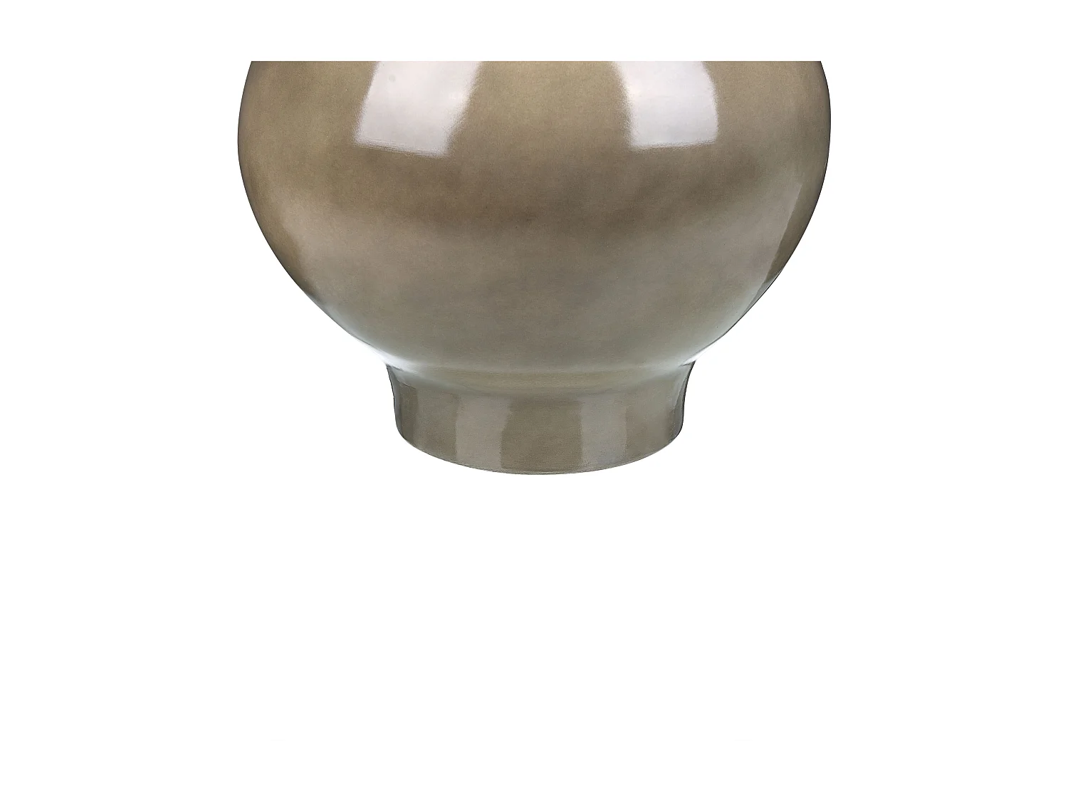 Blumenvase MAGAN Keramik 31 cm Taupe
