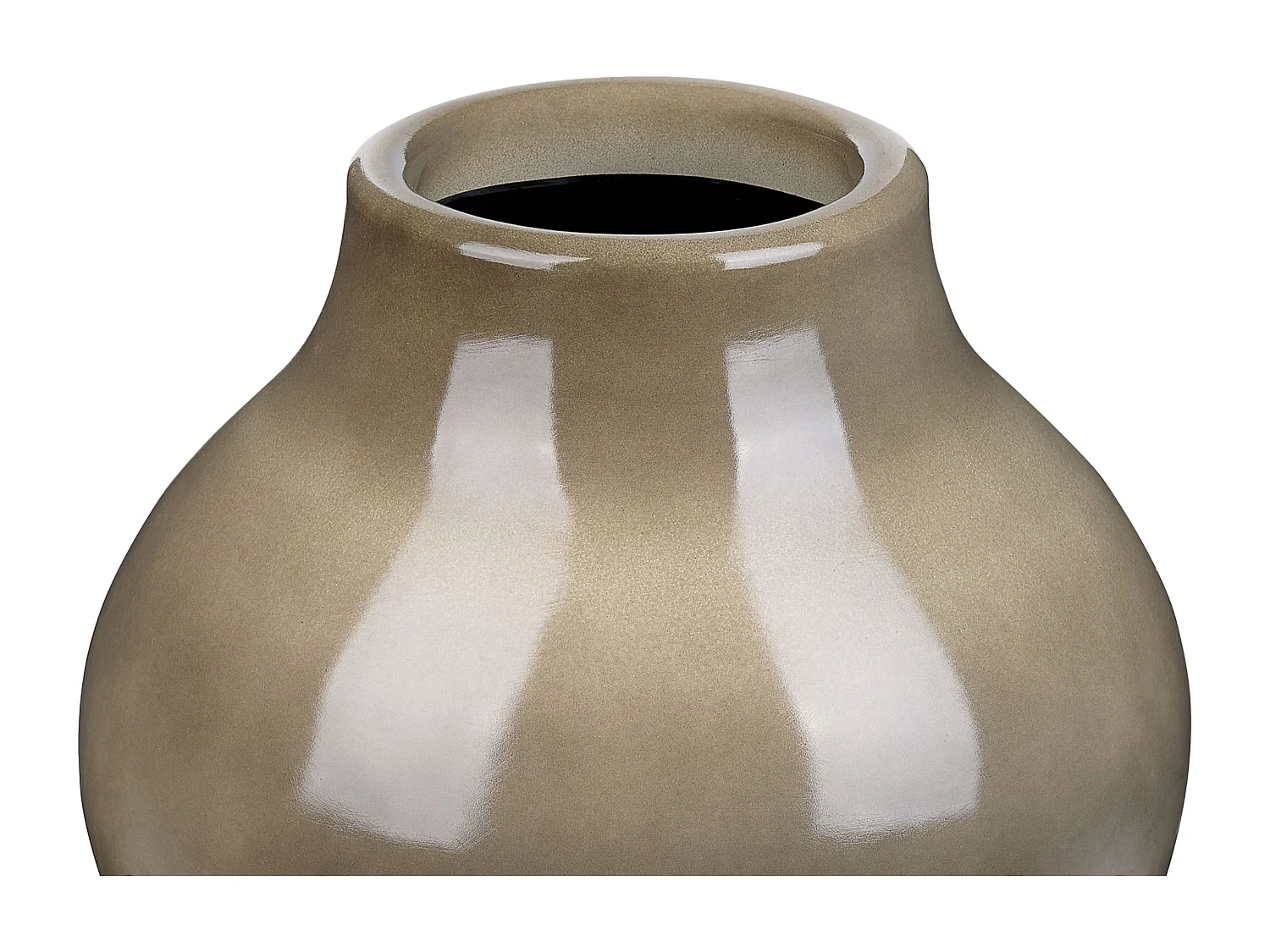 Vase à fleurs MAGAN Céramique 31 cm Taupe