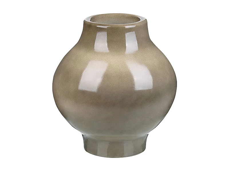 Vase à fleurs MAGAN Céramique 31 cm Taupe