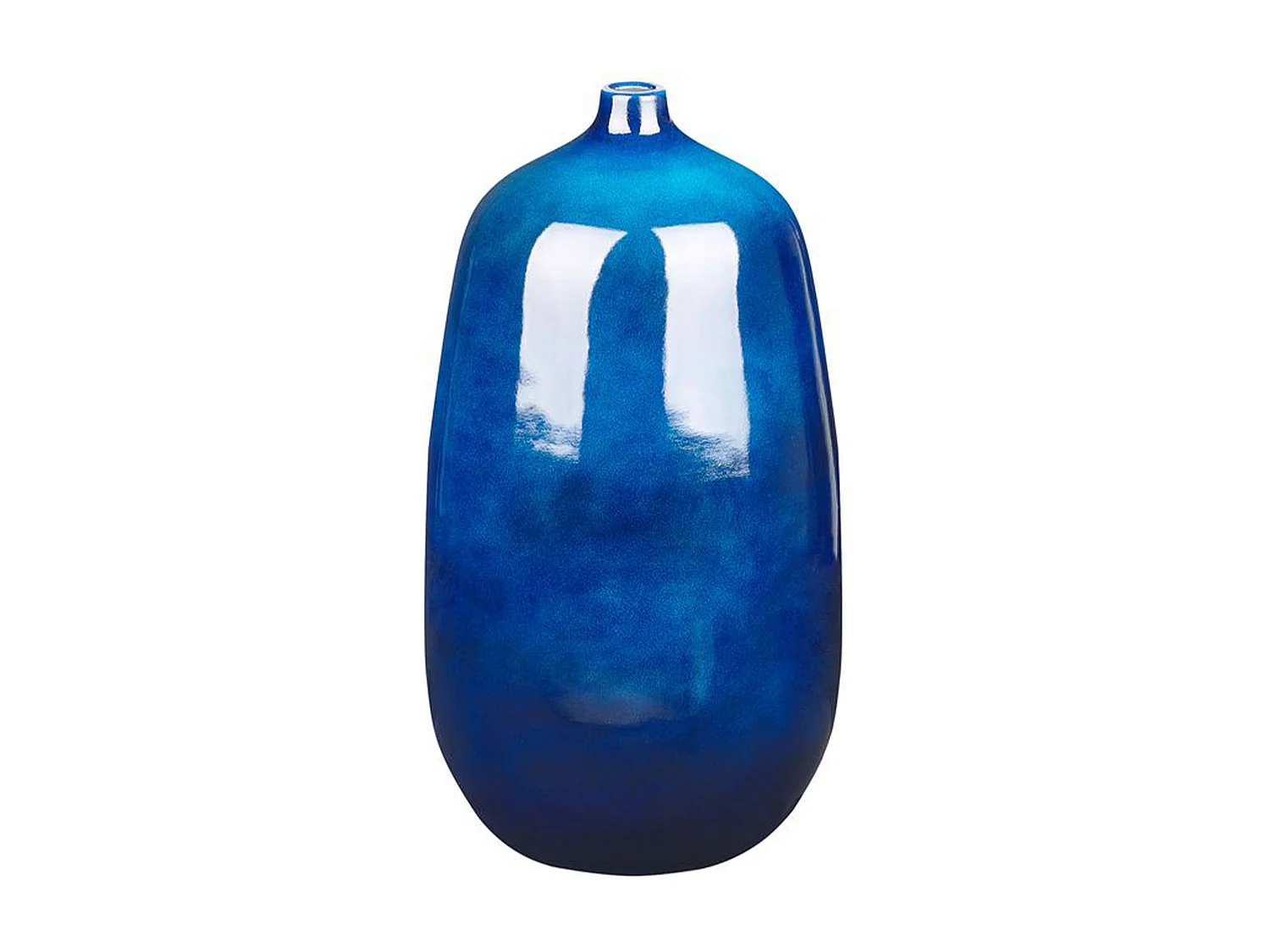 Bloemenvaas VITORIA Keramiek 45 cm Donkerblauw