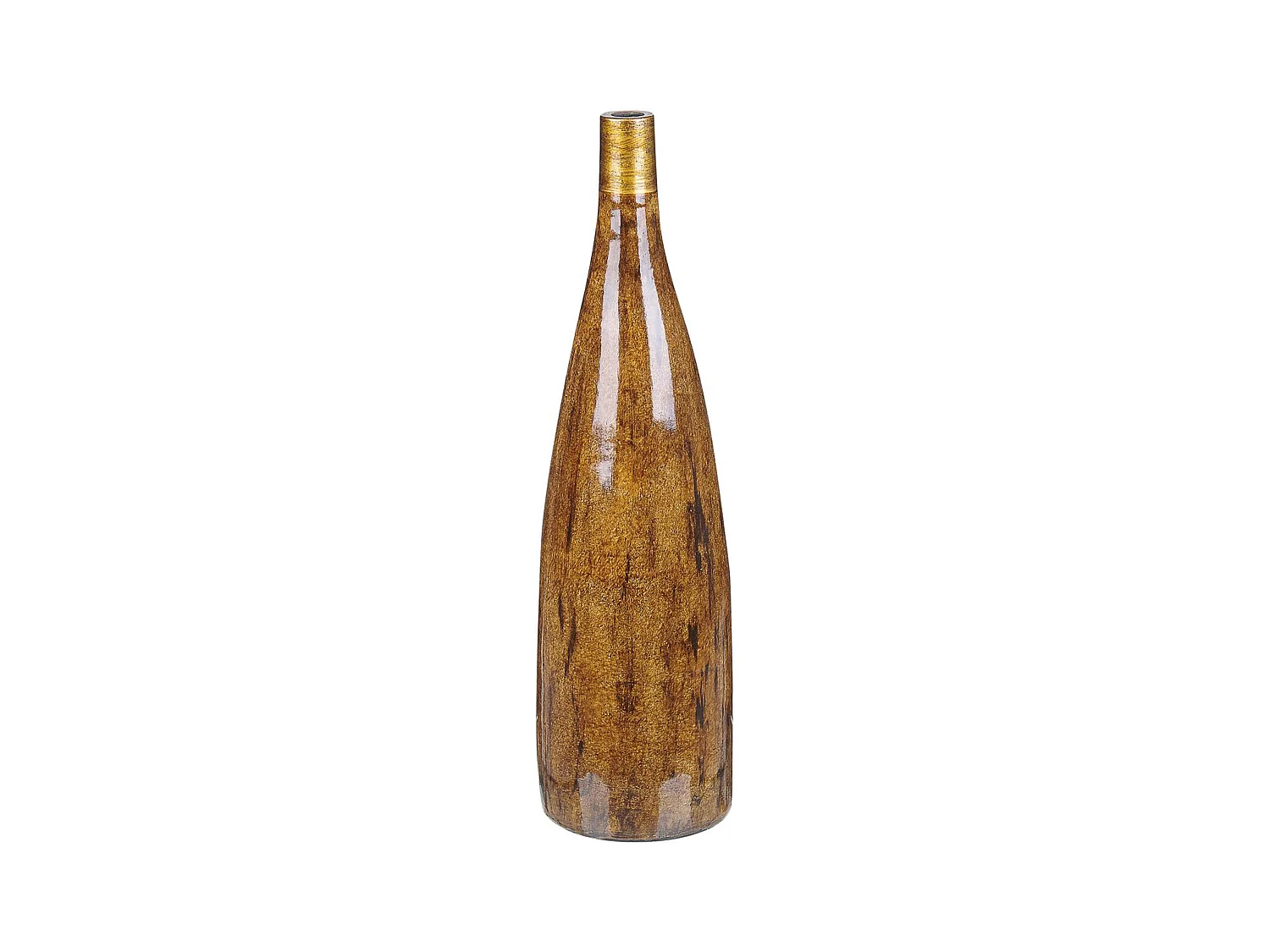 Vase à fleurs BURGOS Céramique 52 cm Marron