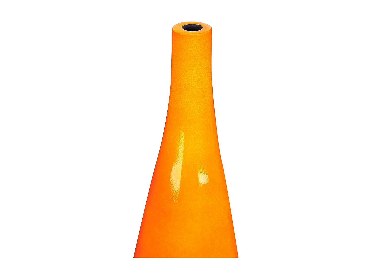 Vase à fleurs SABADELL Céramique 50 cm Orange