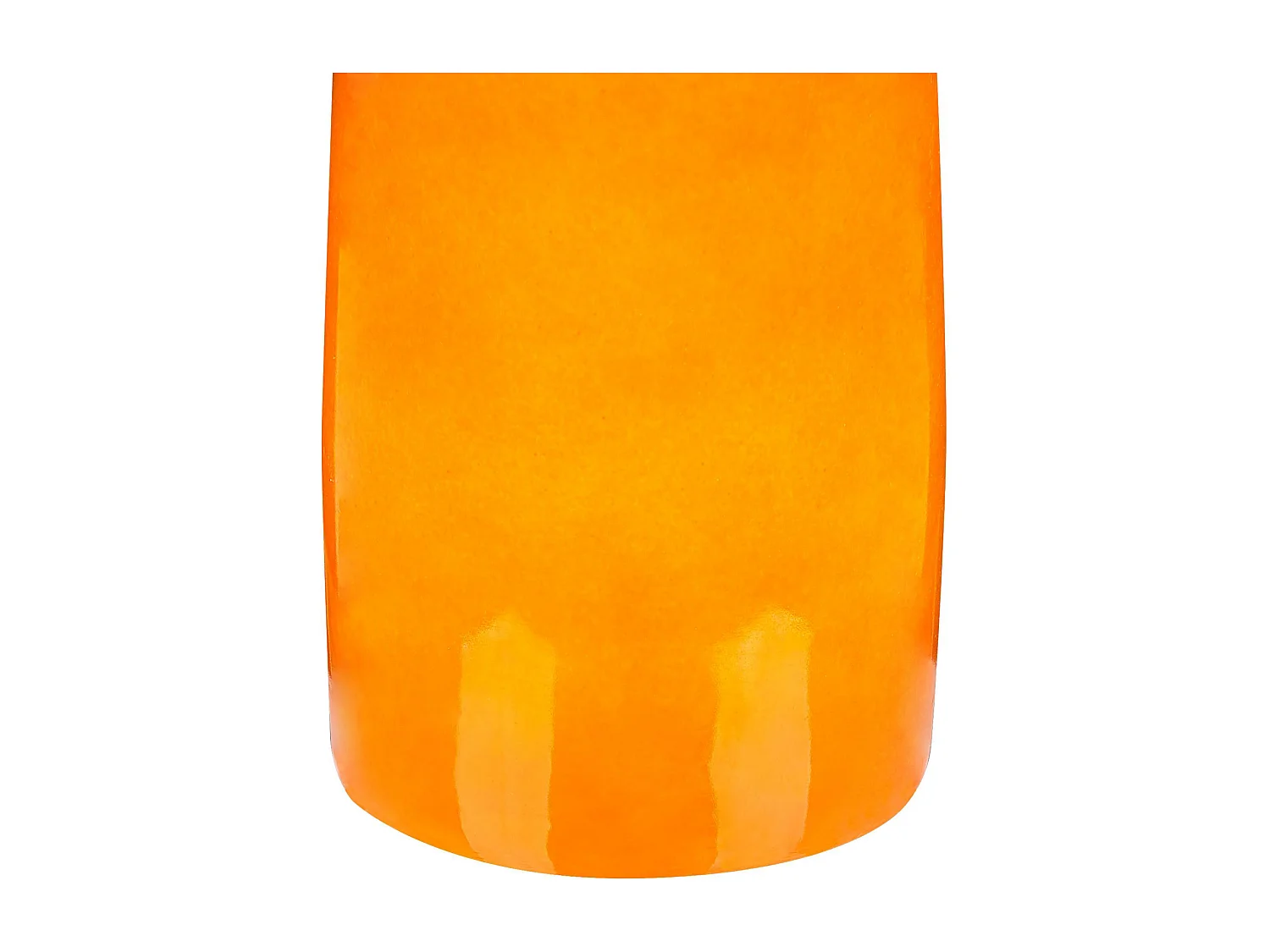 Jarrón para flores SABADELL Cerámica 50 cm Naranja