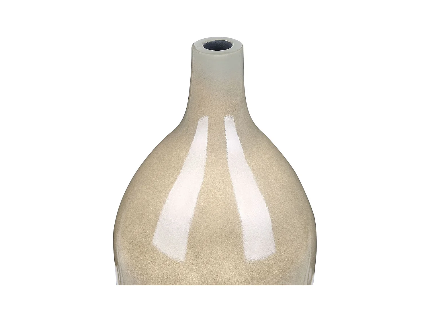 Wazon na kwiaty LEGANES Ceramika 47 cm Beżowoszary