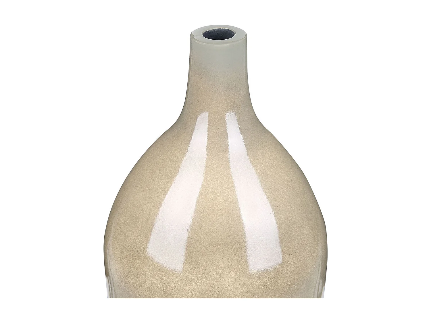 Bloemenvaas LEGANES Keramiek 47 cm Taupe