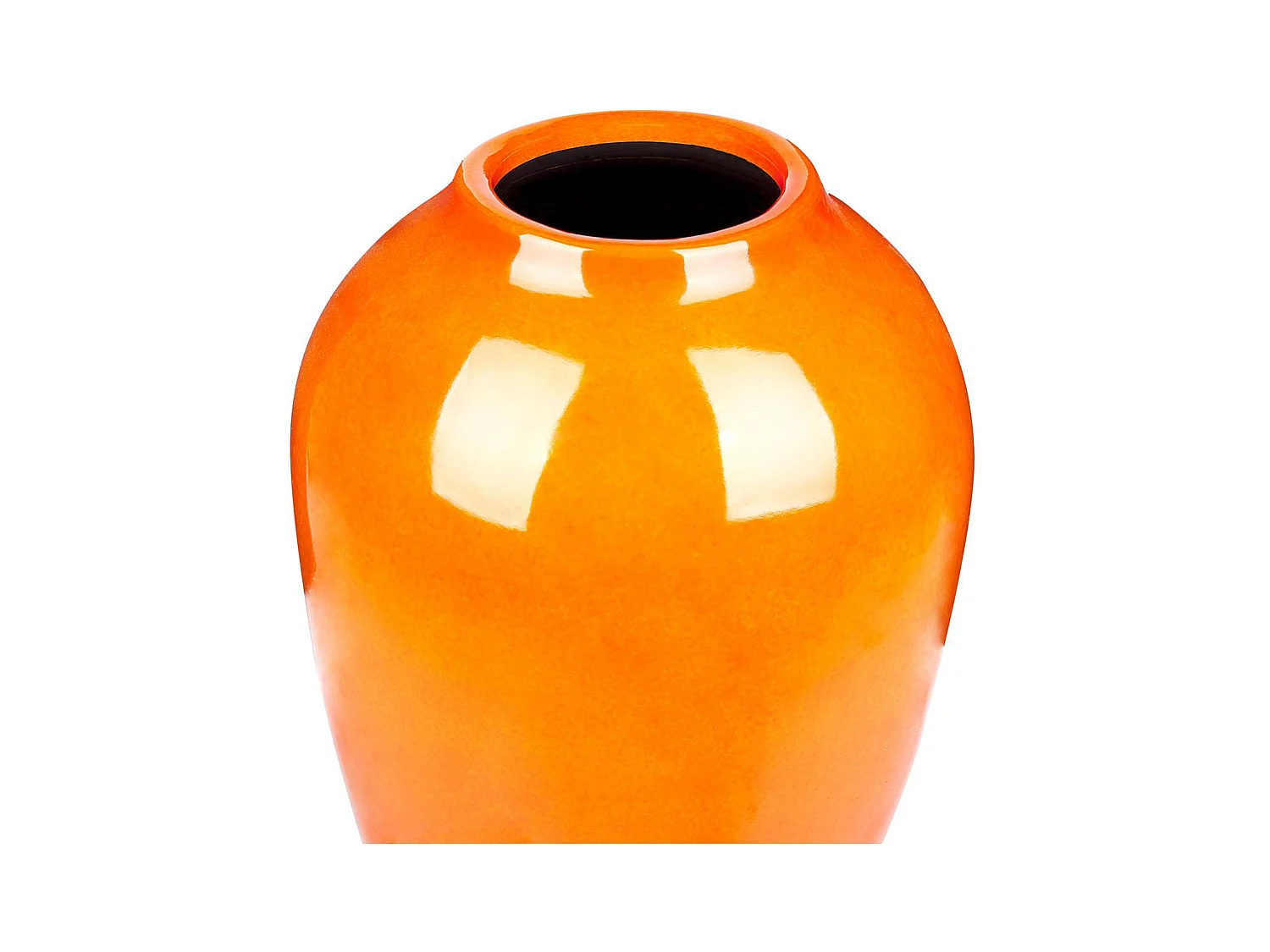 Vase à fleurs TERRASA Céramique 39 cm Orange