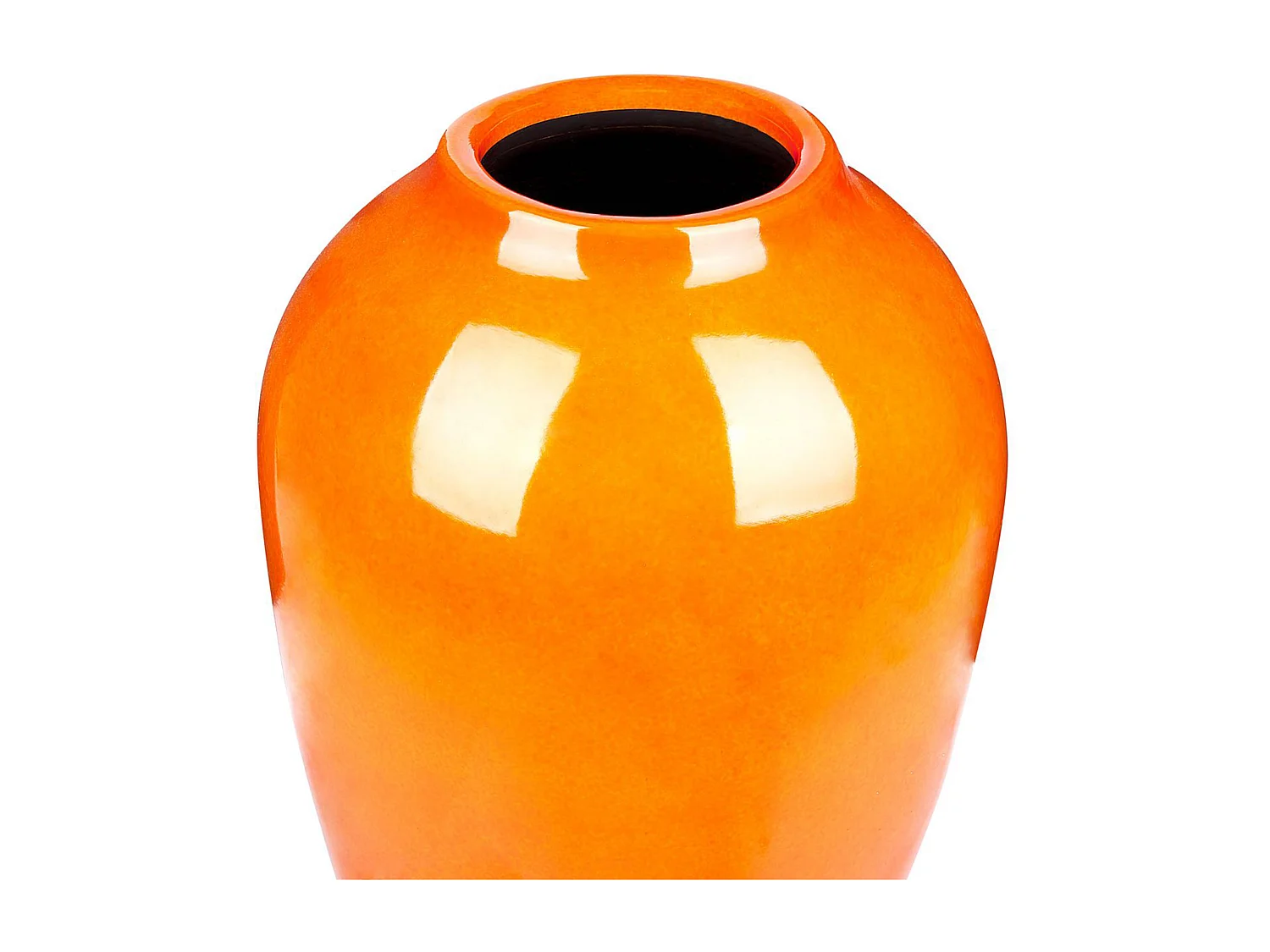 Vase à fleurs TERRASA Céramique 39 cm Orange