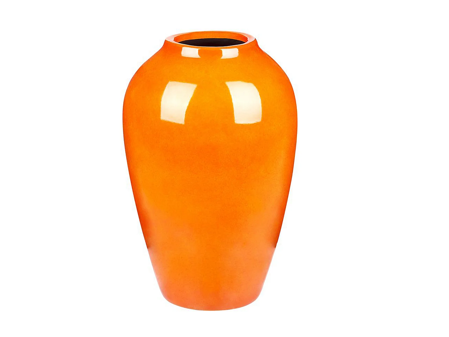 Blumenvase TERRASA Keramik 39 cm Orange