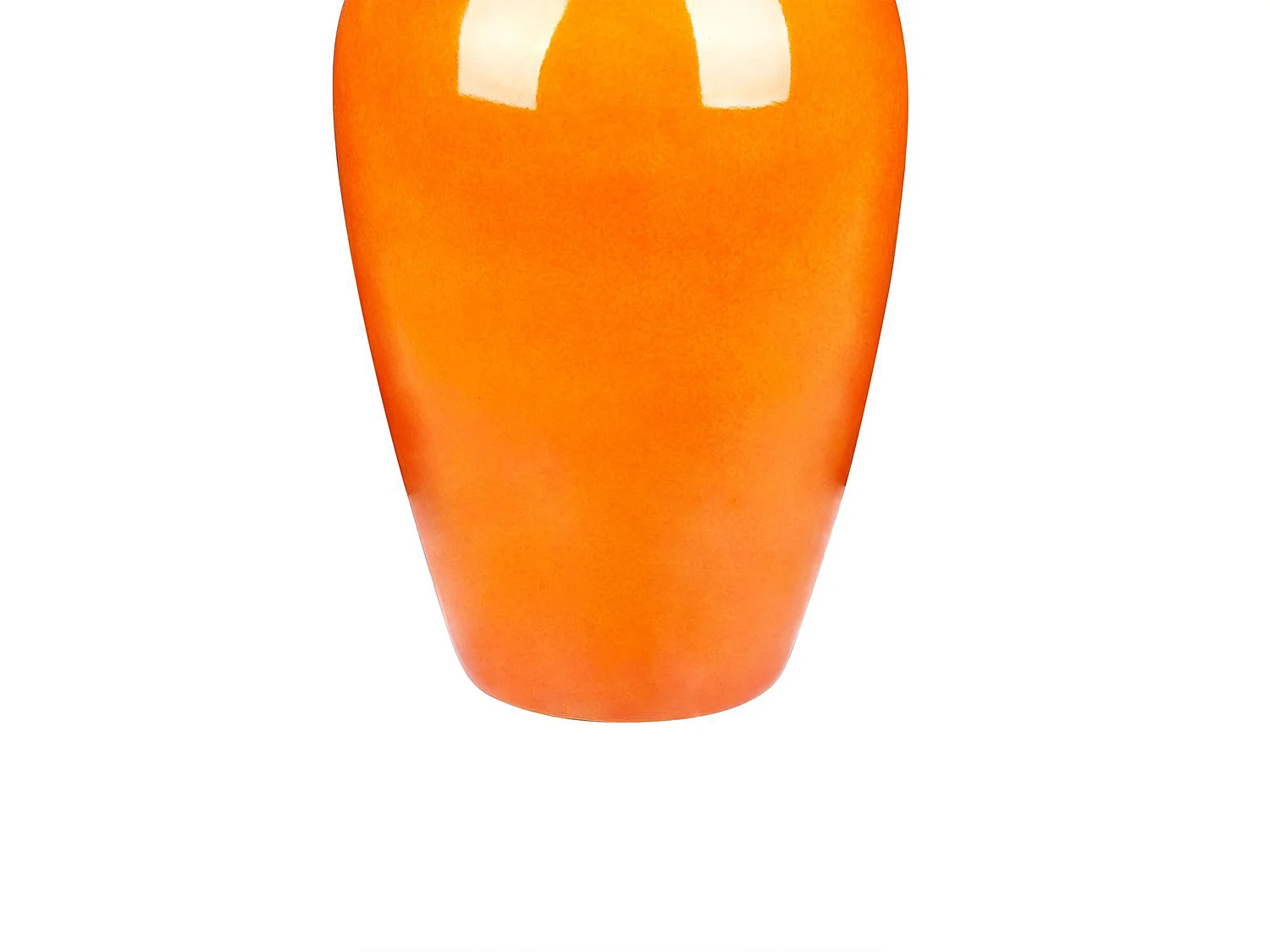 Blumenvase TERRASA Keramik 39 cm Orange