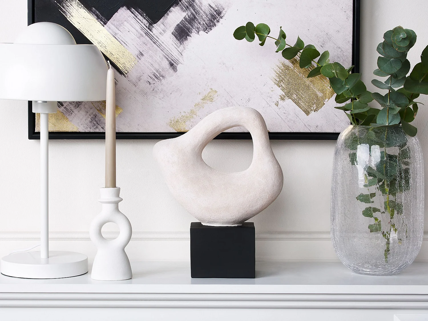 Accessoire Décoratif KAVALA Céramique Blanc cassé