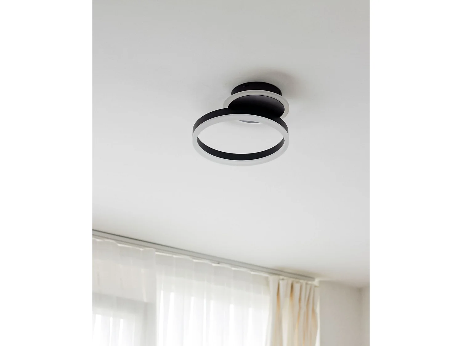 LED plafondlamp GLYDE Metaal Donkerbruin
